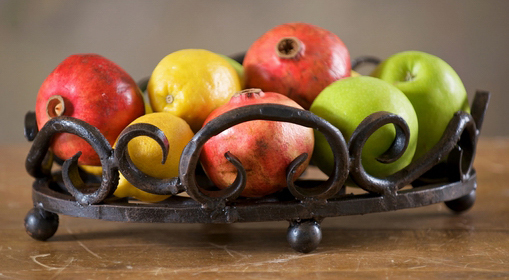 Timeless Wrought Iron - Siena Fruit Bowl