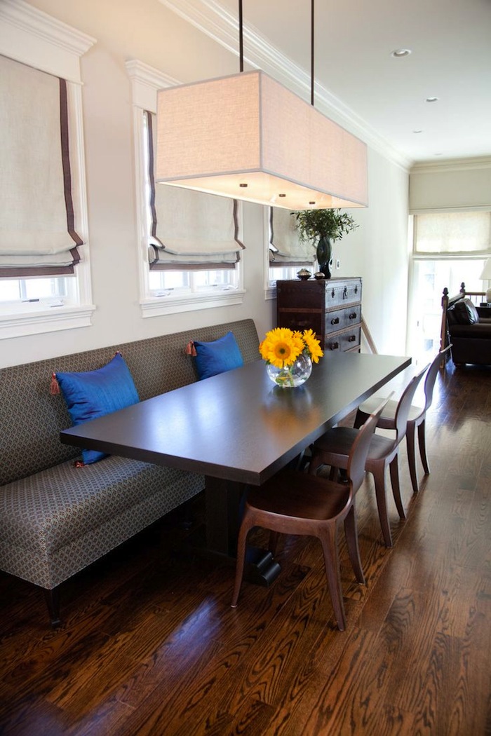 Banquette and Side Chairs