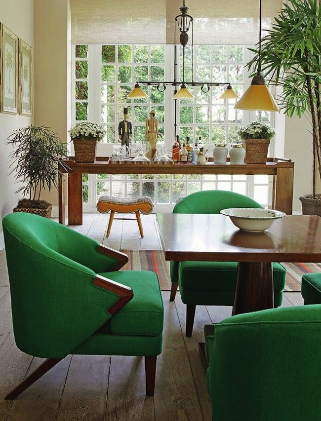 Modern Upholstered Dining Armchairs