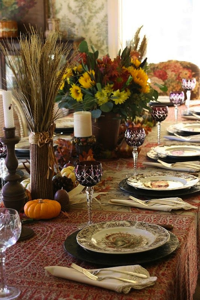 20 Thanksgiving Dining Table Setting Ideas | Artisan Crafted Iron ...