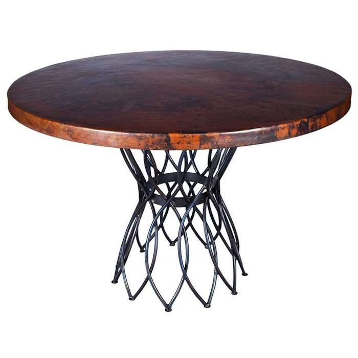 Round Wrought Iron Dining Tables You'll Love | Artisan ...