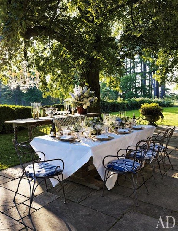 Long Table with Bistro Chairs